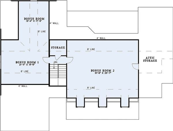 House Plan Design - Southern Floor Plan - Other Floor Plan #17-2587