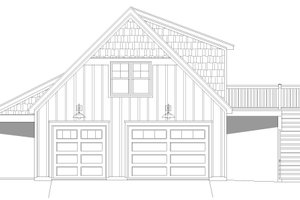 Exterior - Other Elevation for Country House Plan #932-91 - 1 bed, 1 bath