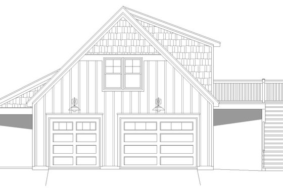 Exterior - Other Elevation for Country House Plan #932-91 - 1 bed, 1 bath