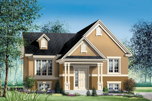 Traditional Exterior - Front Elevation Plan #25-113