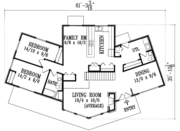 Floor Plan - Main Floor Plan #1-626