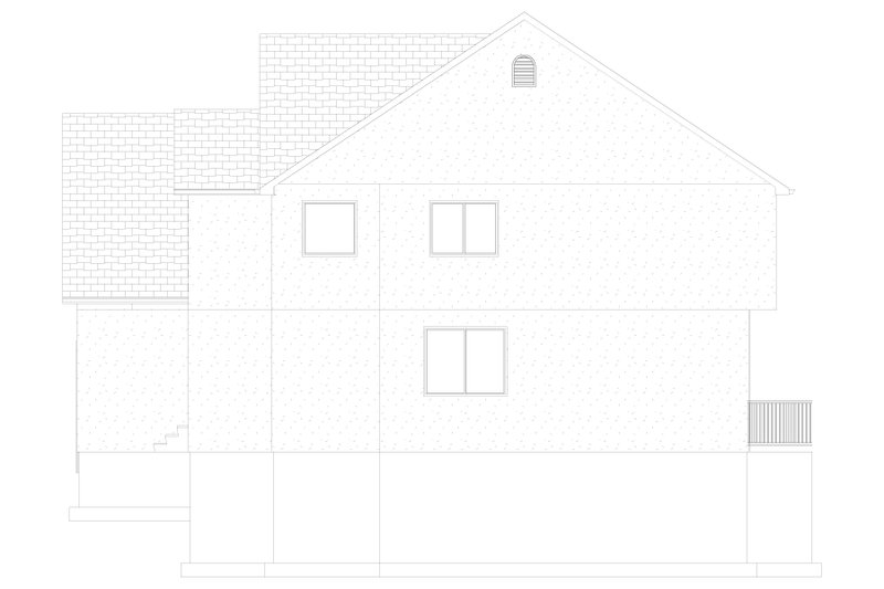 House Plan Design - Exterior - Other Elevation 1 for Traditional House Plan #1060-153 - 5 bed, 4 bath
