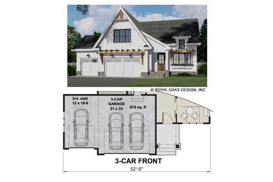 Floor Plan - Other Floor 1 for Farmhouse House Plan #51-1215 - 4 bed, 3 bath