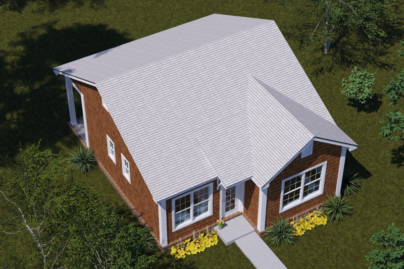 House Blueprint - Exterior - Other Elevation 7 for Cottage House Plan #513-2450 - 2 bed, 1 bath