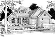 Traditional Style House Plan - 4 Beds 3 Baths 2576 Sq/Ft Plan #20-323 