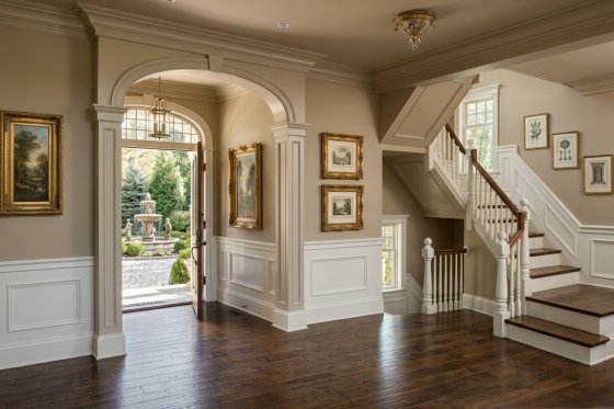 Interior - Entry for Traditional House Plan #928-72 - 5 bed, 4.5 bath