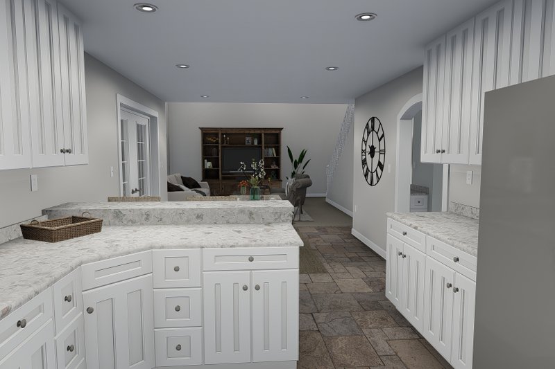 Architectural House Design - Interior - Kitchen 1 for Traditional House Plan #1060-25 - 6 bed, 3.5 bath
