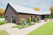 Barndominium Style House Plan - 3 Beds 2.5 Baths 2310 Sq/Ft Plan #48-1200 