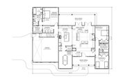 Farmhouse Style House Plan - 3 Beds 2 Baths 2154 Sq/Ft Plan #1094-12 