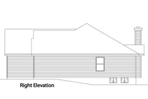 Exterior - Other Elevation 1 for European House Plan #22-524 - 3 bed, 2.5 bath