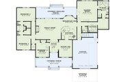 Southern Style House Plan - 4 Beds 3.5 Baths 2394 Sq/Ft Plan #17-627 Floor 