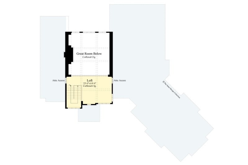 Home Plan - Floor Plan - Upper Floor for Contemporary House Plan #930-547 - 4 bed, 4.5 bath