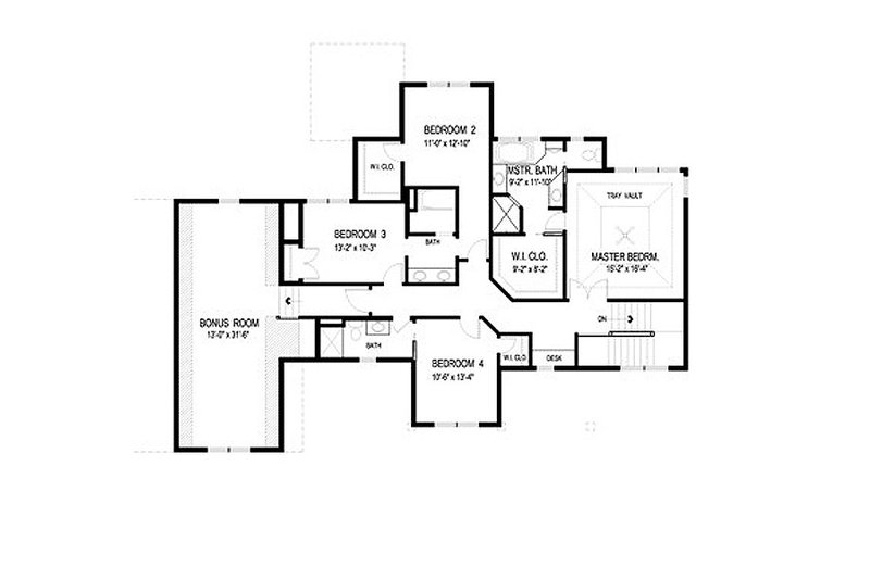 Craftsman Style House Plan - 4 Beds 3.5 Baths 2909 Sq/Ft Plan #56-597 ...