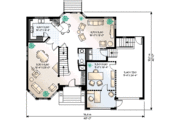 European Style House Plan - 3 Beds 2.5 Baths 2125 Sq/Ft Plan #23-275 
