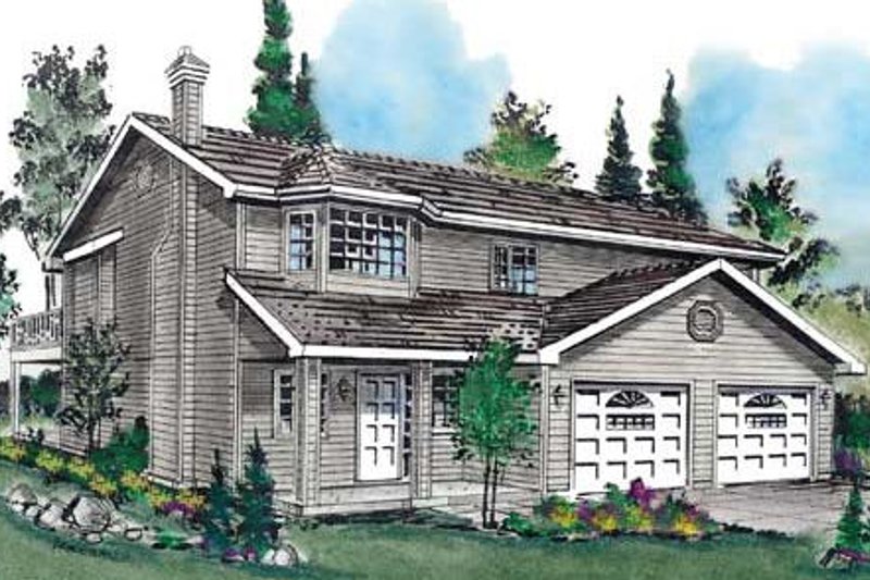 Traditional Style House Plan - 4 Beds 2 Baths 1440 Sq/Ft Plan #18-9231