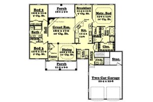 2000 square foot Traditional home