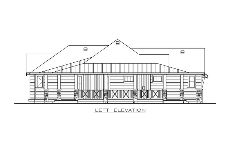 Home Plan - Exterior - Other Elevation for Farmhouse House Plan #1100-65 - 3 bed, 2 bath