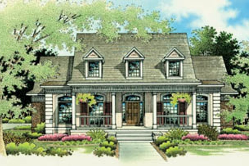 Dream House Plan - Traditional Exterior - Front Elevation Plan #45-139