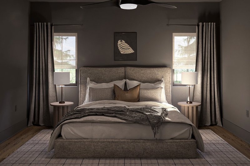 Architectural House Design - Interior - Master Bedroom 1 for Barndominium House Plan #455-380 - 3 bed, 3.5 bath
