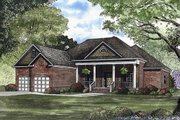 Southern Style House Plan - 3 Beds 2 Baths 2100 Sq/Ft Plan #17-1104 