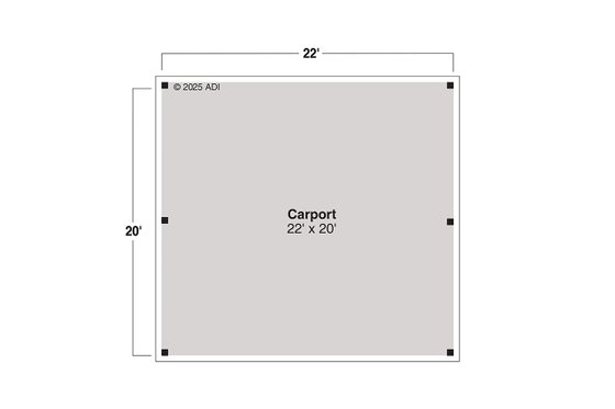 Floor Plan - Main Floor for Traditional House Plan #124-1411, 0 bath