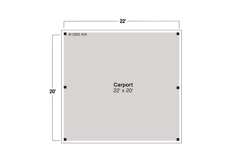 House Blueprint - Floor Plan - Main Floor for Traditional House Plan #124-1411, 0 bath