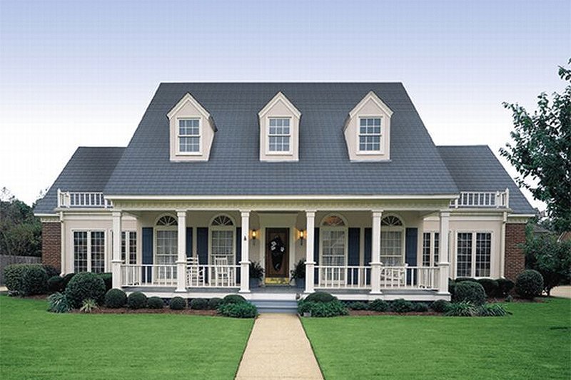 Dream House Plan - Southern Exterior - Front Elevation Plan #45-159