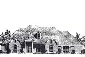 Colonial Exterior - Front Elevation Plan #310-823