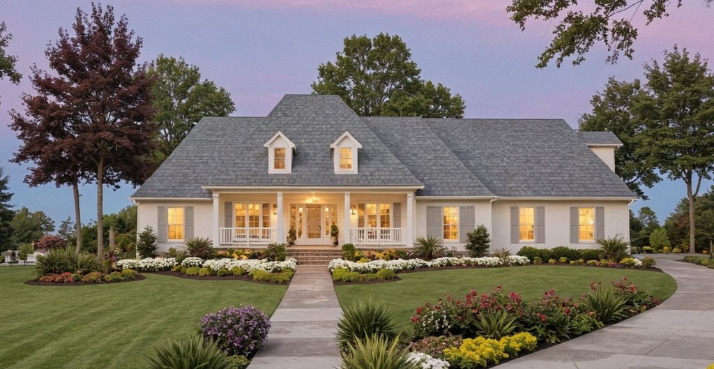 Exterior - Front Elevation 2 for European House Plan #21-363 - 4 bed, 3.5 bath