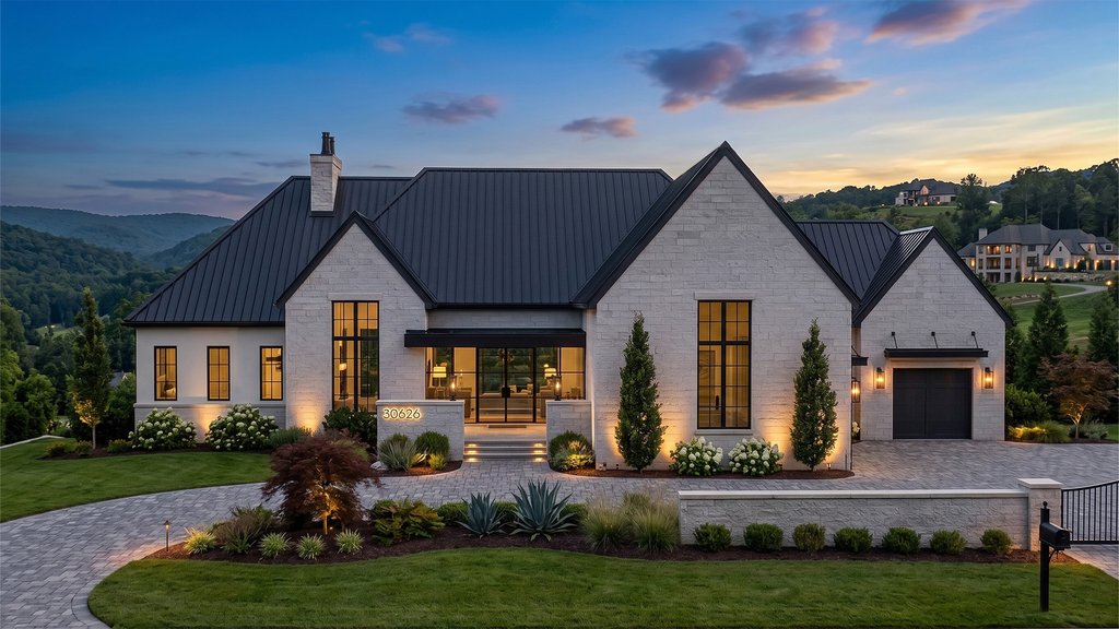 Exterior - Front Elevation 2 for Contemporary House Plan #455-798 - 3 bed, 2.5 bath