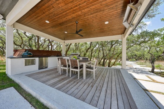 Exterior - Outdoor Living 4 for Modern House Plan #1110-39 - 5 bed, 4.5 bath