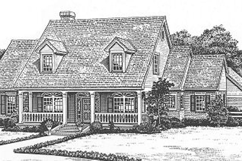 Architectural House Design - Farmhouse Exterior - Front Elevation Plan #310-625