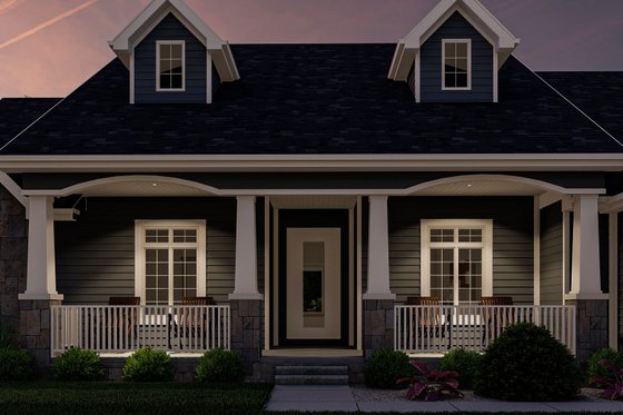 Exterior - Other Elevation 3 for Cottage House Plan #455-110 - 3 bed, 2.5 bath