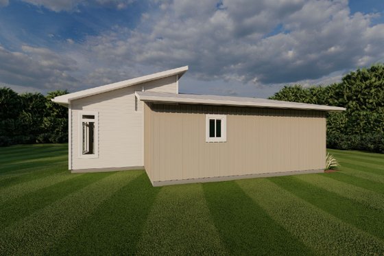 Exterior - Other Elevation for Contemporary House Plan #126-249 - 2 bed, 2 bath