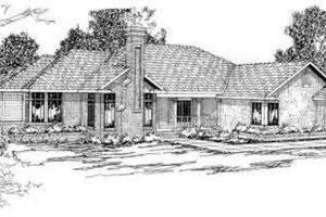 Traditional Exterior - Front Elevation Plan #124-190
