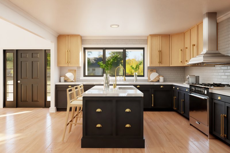 Architectural House Design - Interior - Kitchen 1 for Country House Plan #1064-237 - 4 bed, 3 bath