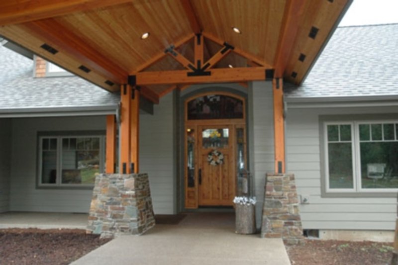 Architectural House Design - Exterior - Other Elevation 3 for Craftsman House Plan #124-704 - 2 bed, 3 bath