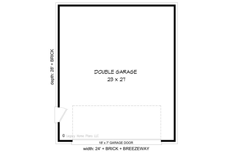 Dream House Plan - Floor Plan - Main Floor for Traditional House Plan #932-726, 0 bath