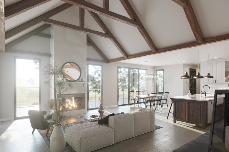 Dream House Plan - Interior - Family Room 1 for Farmhouse House Plan #23-2750 - 3 bed, 2.5 bath