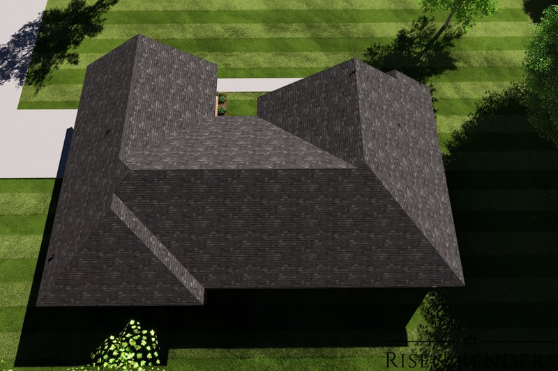 Architectural House Design - Exterior - Other Elevation 4 for Country House Plan #513-8 - 3 bed, 2 bath