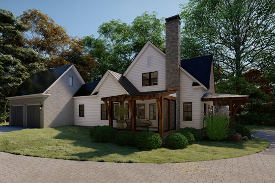 Exterior - Other Elevation for Southern House Plan #1094-4 - 4 bed, 3.5 bath
