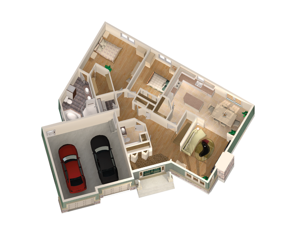 Country Floor Plan - Main Floor Plan #25-4657