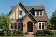 Tudor Style House Plan - 4 Beds 3 Baths 2365 Sq/Ft Plan #461-83 