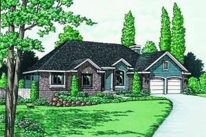 Traditional Exterior - Front Elevation Plan #20-646