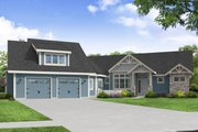 Craftsman Style House Plan - 4 Beds 3.5 Baths 3644 Sq/Ft Plan #124-1237 