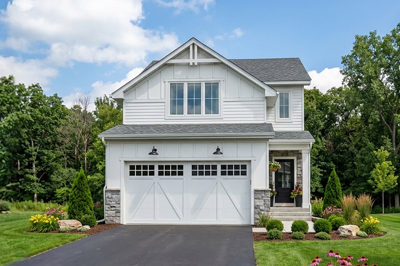 Home Plan - Exterior - Front Elevation 3 for Farmhouse House Plan #51-1517 - 4 bed, 2.5 bath