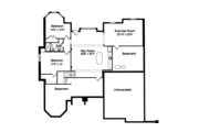 European Style House Plan - 3 Beds 2.5 Baths 4160 Sq/Ft Plan #46-288 