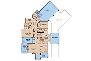 Floor Plan - Main Floor for Modern House Plan #923-198 - 3 bed, 3 bath