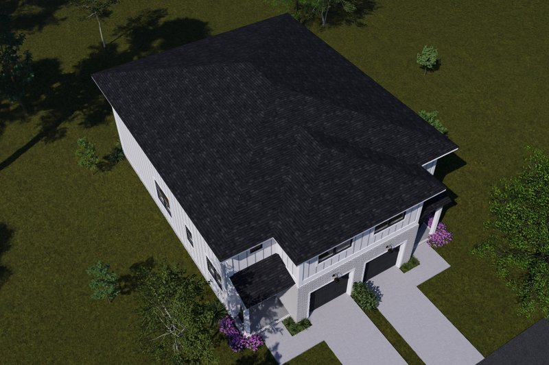 House Blueprint - Exterior - Other Elevation 5 for Modern House Plan #513-2473 - 3 bed, 2.5 bath