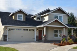 Dream House Plan - Exterior - Front Elevation for Craftsman House Plan #124-1210 - 4 bed, 2.5 bath